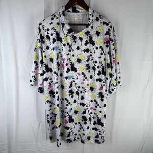 Obnoxious Golf Polo Shirt Mens Size 2XL Paint Splatter Performance‎ Stretch